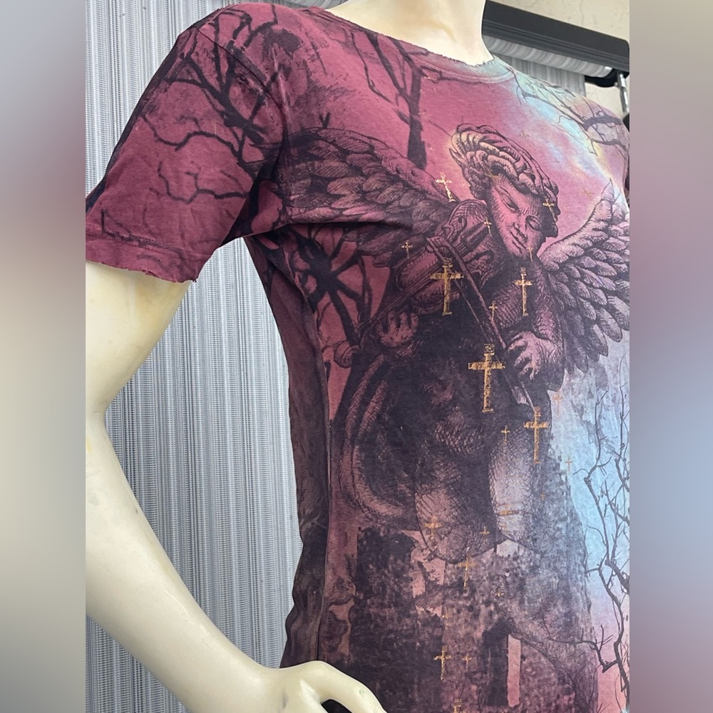 Sinful by Affliction shirt size L Juniors new without the tags - Picture 6 of 11
